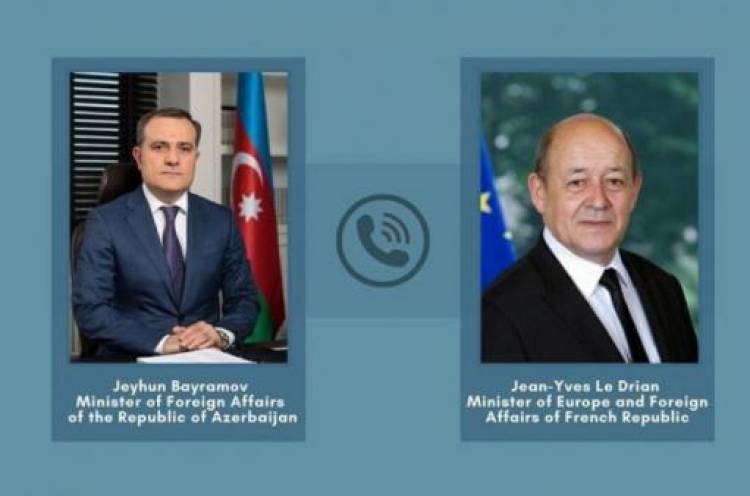 Ադրբեջանի և Ֆրանսիայի ԱԳ նախարարները քննարկել են Բաքվի առաջարկած կարգավորման 5 կետերը