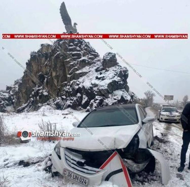 Երևան-Սևան ճանապարհին 23-ամյա վարորդը վթարի է ենթարկվել. shamshyan.com