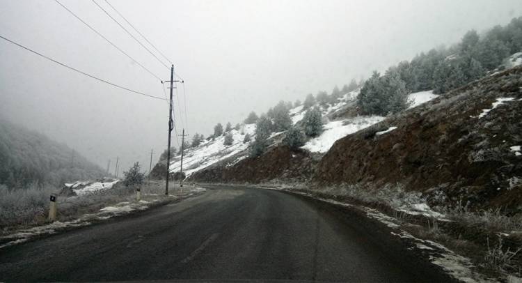 Ապրիլ ամսին Աշոցքի և Ամասիայի տարածաշրջաններում ձյուն է տեղում