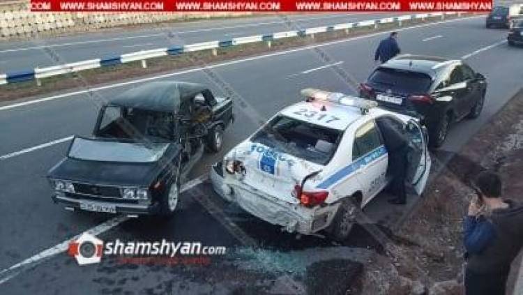 Չայնիի ոլորաններում բախվել են ՃՈ Toyota-ն, Lexus-ն ու 06-ը. կա վիրավոր