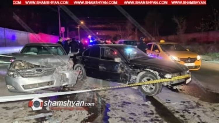 Ավտովթար Երևանում․ կան վիրավորներ. BMW-ի վարորդը եղել է ոչ սթափ