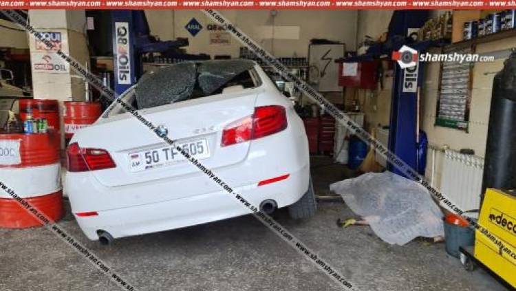 Դավթաշենի ավտովերանորոգման կետում BMW-ն ամբարձիկի վրայից ընկել է 36-ամյա աշխատակցի վրա․ նա մահացել է