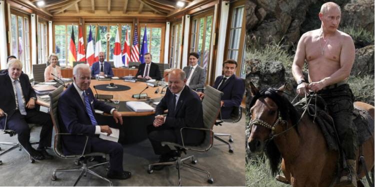 Պետք է ցույց տանք, որ մենք ավելի զիլ ենք, քան Պուտինը. G7-ի առաջնորդները վերհիշել են Ռուսաստանի նախագահի մերկ իրանով լուսանկարը (լուսանկարներ)
