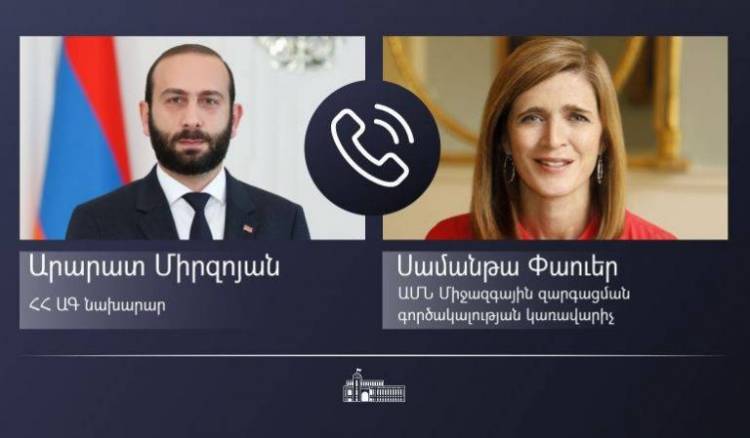 Միրզոյանը ԱՄՆ ՄԶԳ կառավարչի հետ հեռախոսազրույցում անդրադարձել է ադրբեջանական վերջին ագրեսիայի հետևանքների վերացմանը