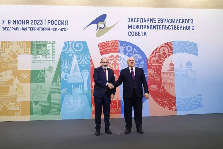 Փաշինյանը Սոչիում մասնակցել է Եվրասիական միջկառավարական խորհրդի նեղ կազմով նիստին