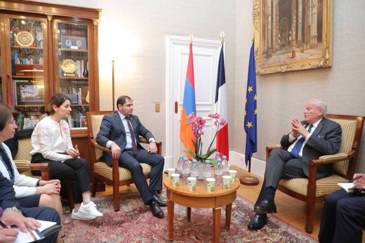 Պապիկյանը Ֆրանսիայի Սենատի ԶՈՒ հանձնաժողովի նախագահի հետ քննարկել է անվտանգությանն առնչվող հարցեր
