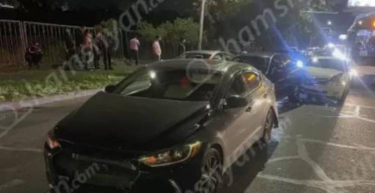 Շղթայական ավտովթար` Իսակովի պողոտայում. բախվել են Hyundai-ն, Лада-ն ու 2 Opel-ներ. կա վիրավոր