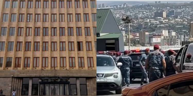 Բերման ենթարկված ուսանողները խախտում թույլ չեն տվել․ նրանք կանգնած էին ՀՀ և Արցախի դրոշներով