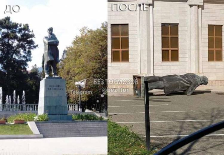 Ստեփանակերտում վանդալիզմի է ենթարկվել Ստեփան Շահումյանի արձանը
