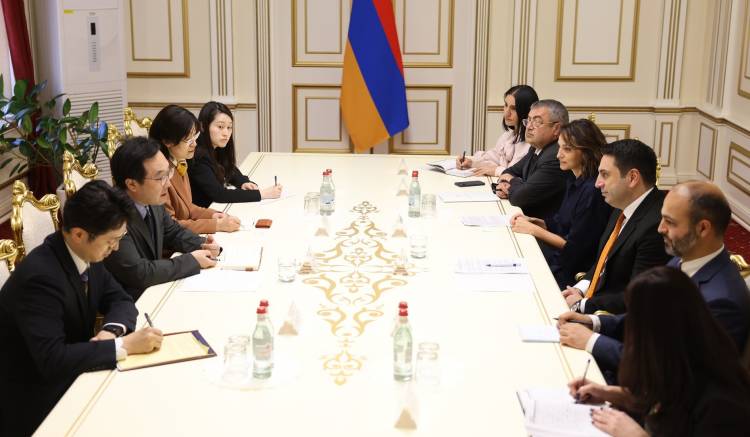 Ալեն Սիմոնյանն ընդունել է Կորեայի նոր դեսպանին․ խոսել են նաև արցախահայերից