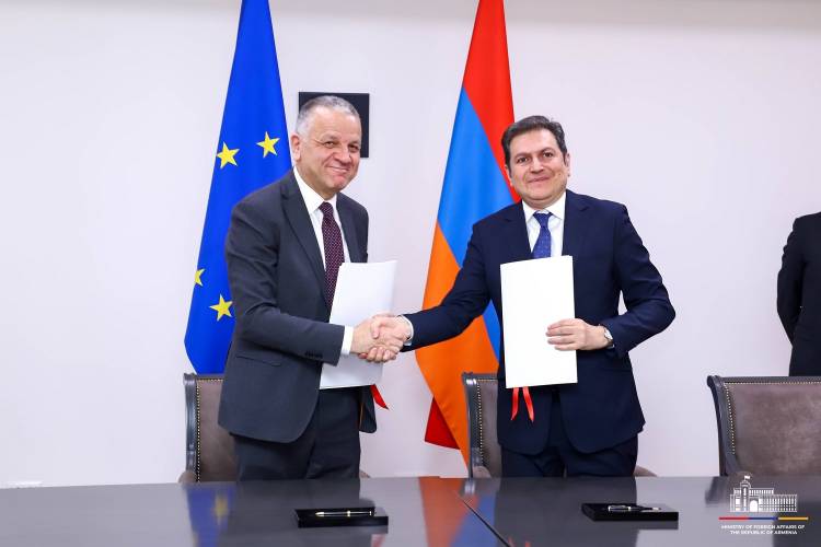 Ստորագրվել է «ՀՀ և ԵՄ միջև Հայաստանում ԵՄ առաքելության կարգավիճակի վերաբերյալ» համաձայնագիրը
