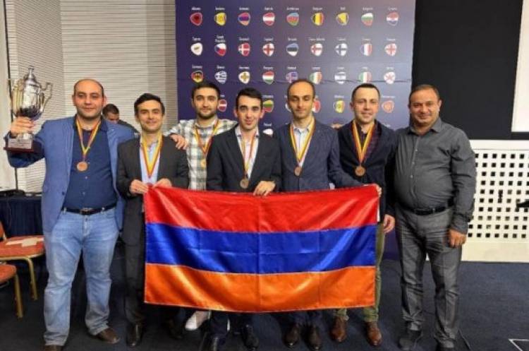 Տղամարդկանց հավաքականը դարձել է շախմատի Եվրոպայի թիմային առաջնության բրոնզե մեդալակիր