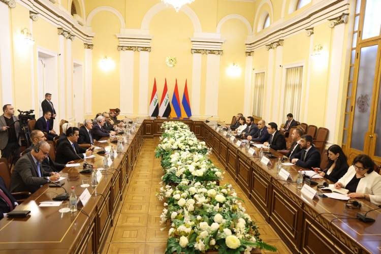 Ալեն Սիմոնյանը հյուրընկալել է Իրաքի նախագահ Ռաշիդի գլխավորած պատվիրակությանը․ ի՞նչ են քննարկել
