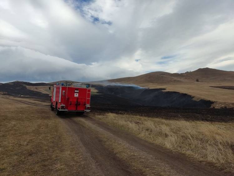 Մոտ 12 հա խոտածածկույթ է այրվել