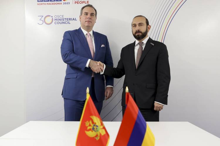 Հայաստանի և Մոնտենեգրոյի ԱԳ նախարարները քննարկվել են տարածաշրջանային հարցեր