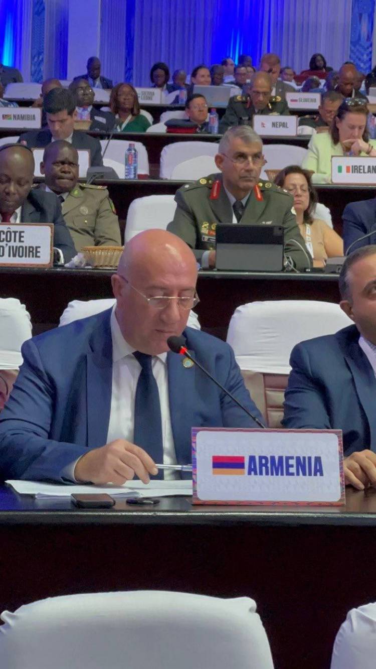 Հանձնառու ենք շարունակել ուժեր տրամադրել միջազգային խաղաղապահ առաքելությանը․ ՊՆ փոխնախարար