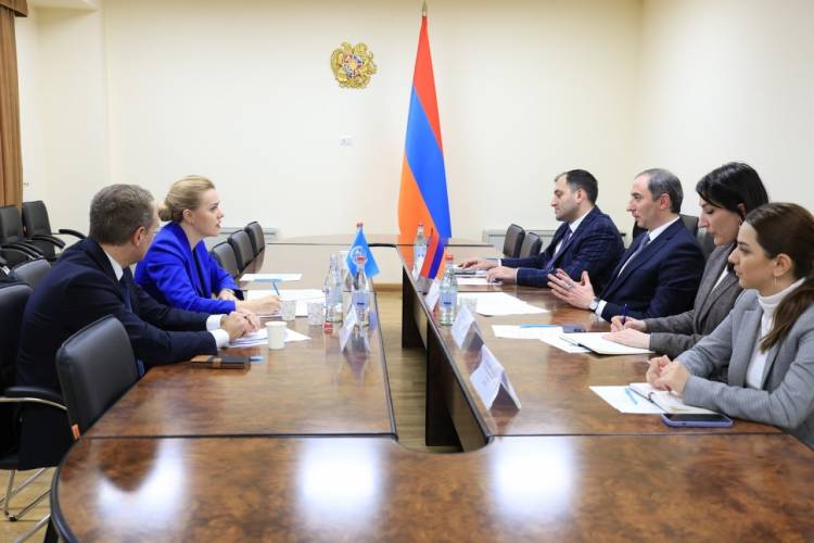 Ռոբերտ Խաչատրյանն ընդունել է ՄԱԿ-ի Եվրոպական տնտեսական հանձնաժողովի գործադիր քարտուղարին. մանրամասներ