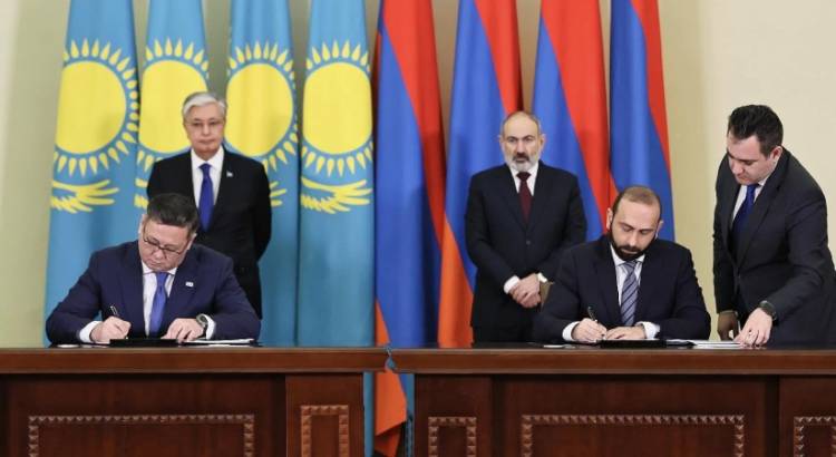 Արարատ Միրզոյանն ու Ղազախստանի ԱԳ նախարարը միջազգային պայմանագրեր են ստորագրել․ մանրամասներ