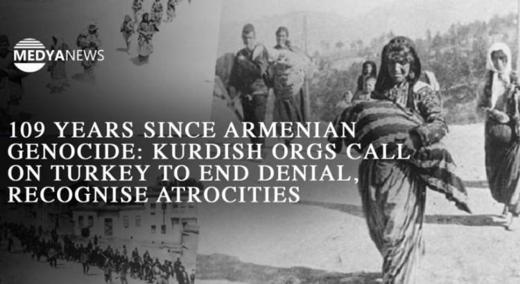 Քրդամետ կազմակերպությունները Թուրքիային հորդորել են դադարեցնել Հայոց ցեղասպանության ժխտողականությունը
