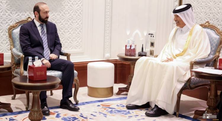 Արարատ Միրզոյանը հանդիպել է Կատարի Պետության խորհրդատվական խորհրդի նախագահի հետ