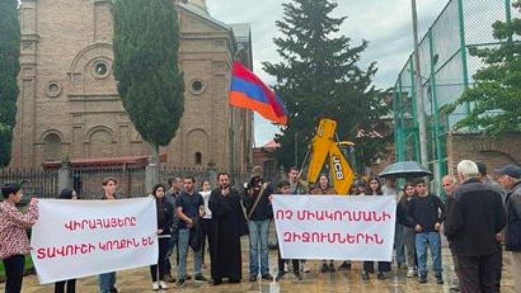 Թբիլիսիում անցկացվեց զորակցական հավաք` ի աջակցություն «Տավուշը հանուն հայրենիքի» շարժմանը