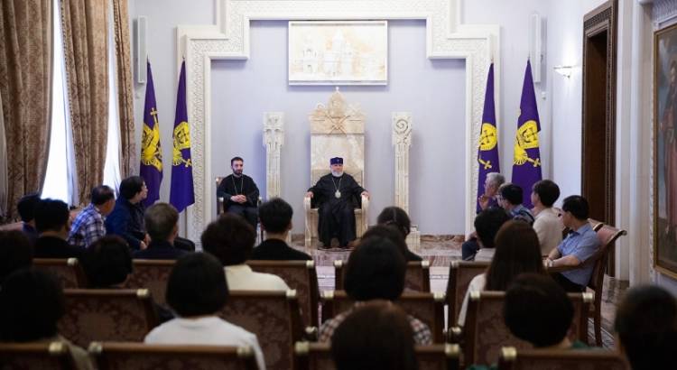 Կաթողիկոսն ընդունել է Հարավային Կորեայի Մեթոդիստ եկեղեցու անդամներին․ մանրամասներ