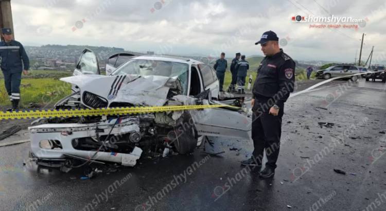 Խոշոր վթար՝ Աբովյան-Ձորաղբյուր ճանապարհին, բախվել են «BMW» և «Opel», վիրավnրներ կան․ Shamshyan