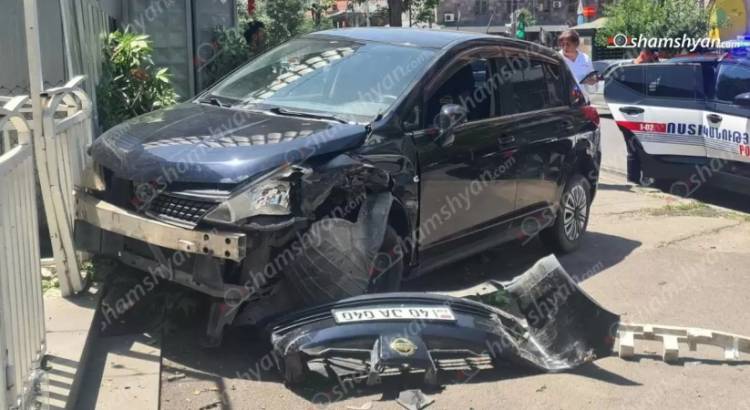 Արտառոց դեպք, ոչ սթափ «стоянщик»-ը «Nissan»-ով բախվել է «Opel»-ի, ապա ծառի և ճաղավանդակի․ Shamshyan