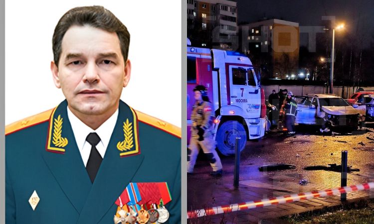 Տեսանյութ.Մոսկվայում մեքենայի պшյթյnւնի հետևանքով ՌԴ ԶՈՒ գեներալ-լեյտենանտ է զnhվել