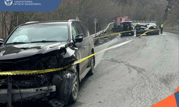 Դիլիջան-Վանաձոր ավտոճանապարհին բախվել են «Opel» և «Lexus» մակնիշների ավտոմեքենաները