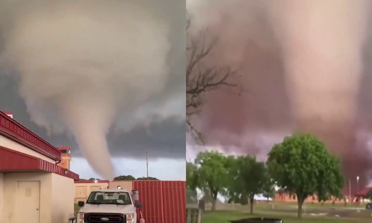 Տեսանյութ.Ամերիկայի Միացյալ Նահանգների Օկլահոմա նահանգում տորնադո է եղել